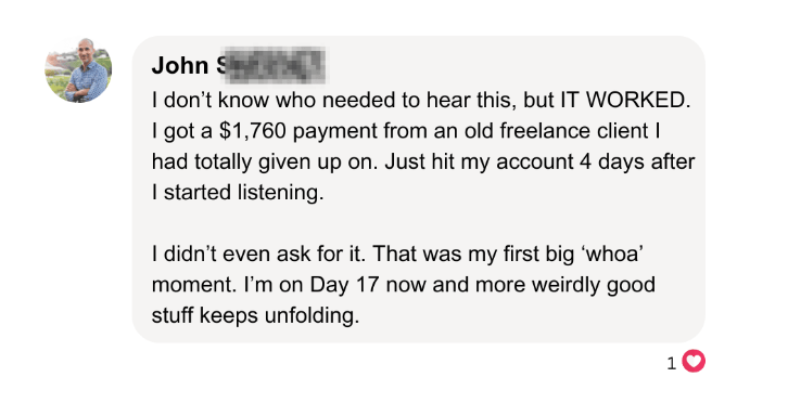 secret billionaire frequency customer review 2